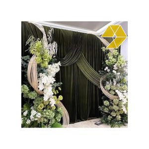 Nouvelle tendance 2026 : Ligne de bambou artisanal aux couleurs arc-en-ciel pour décoration de portail de mariage en extérieur – Offre spéciale à prix abordable - Product Image 6