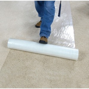 Película protectora de alfombras fabricada en Corea para superficies de suelo, solución para cubrir la superficie, resistente a arañazos, protector de alfombras, seguridad. - Product Image 4