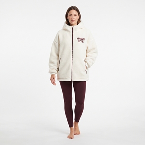 Latest Style Oversized Drop Shoulder Full Zip <b>Hoodie</b> Winter Wear <b>Sherpa</b> Fleece <b>Hoodie</b> Custom Color Embroidered Logo - Product Image 1