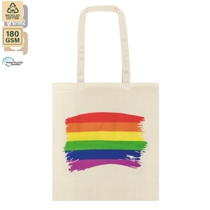 Bolsa de Compras Promocional de Algodón Reciclado de 225 GSM, 37x41 cm, Plana, con Logotipo Personalizado, Venta al Por Mayor, Modelo OEM SS558-R - Product Image 4