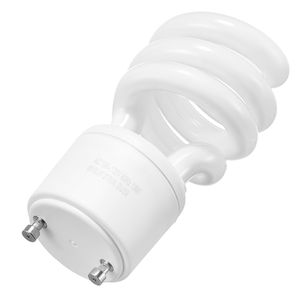 Confezione da 4 Lampadine Fluorescenti a Spirale Compatte da 13W, Luce Calda 2700K, 900lm di Flusso Luminoso, Attacco GU24 Twist Lock, Tubo LED BA - Product Image 1
