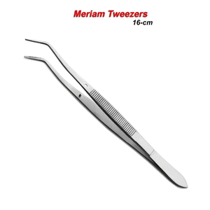 Pince à pansements manuelle réutilisable en argent de qualité professionnelle, type forceps à pouce - Product Image 3