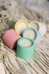 Support de bougie en résine fait main de style naturel, porte-bougie décoratif pour décoration intérieure - Product Image 3