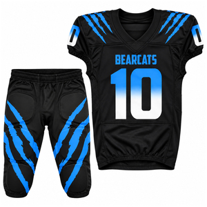 Conjunto de Pantalones y Camiseta de Fútbol Americano Personalizados al por Mayor, Uniforme de Equipo, Ropa Deportiva, Equipamiento para Entrenamiento y Competencia Atlética - Product Image 1