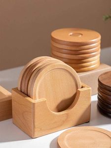 Durable Handmade Wooden Coasters-Classic Style Kitchen Use <b>Drink</b> Cup Coffee & Tea Coasters - Product Image 5