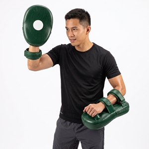 Cibles de boxe en cuir de vachette vert, durables, pour toutes les saisons, équipement d'entraînement - Product Image 4