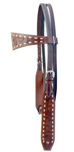 High Quality Western <b>Leather</b> Headstall Bridle Western Style Brown Color Hand <b>Tooled</b> Carved Designed Manufacturer exporter 523 - Product Image 3
