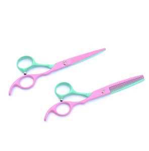Wholesale Professional Beauty Barber Scissors Kit New Hair Cutting Salon Accessories Stainless Steel <b>Handle</b> Hair Salon Supplies - Product Image 2