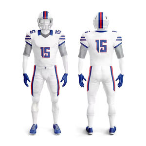 Camiseta de Fútbol Americano Sublimada para Adultos, Transpirable, que Absorbe la Humedad, Uniformes de Equipo Personalizados al por Mayor - Product Image 6