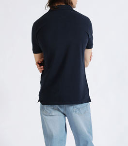 เสื้อโปโลผู้ชายคุณภาพระดับ OEM สำหรับเล่นกอล์ฟ พิมพ์ลายแบบ Sublimation ผลิตจากโพลีเอสเตอร์ 100% ระบายอากาศได้ดี - Product Image 4