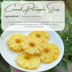 Tranches d'ananas en conserve OEM dans le sirop Brix 16, fourniture d'usine du Vietnam - Product Image 2