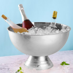 Bol à glace personnalisé en acier inoxydable plaqué or, motif floral, durable, pour restaurant, hôtel, vaisselle, service de vin et de bière - Product Image 4