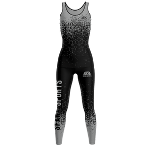 Wholesale SFANA SPORTS Reflective <b>Striped</b> High Elastic Waist Breathable Yoga <b>Leggings</b> Women's Gym Fitness Pants Full Length 220g - Product Image 3