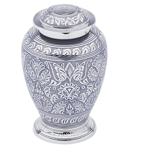 Fournitures d'usine : Ensemble d'urnes funéraires en métal artisanales, motif Ailes d'amour Oiseaux en vol, pour cendres d'adultes, avec mini souvenir - Product Image 6
