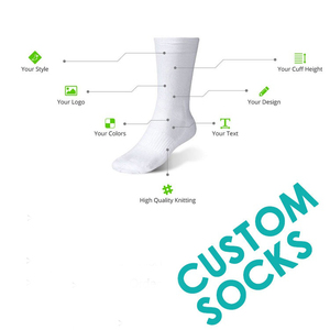 Wholesale Custom logo Cotton <b>Crew</b> <b>Socks</b> Foe Men & <b>Women</b> - Product Image 4