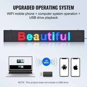 Pannello LED a Colori P10 Personalizzabile, Display Scorrevole da 5mm per Esterni, Negozi e Feste, Connettività WIFI e USB - Product Image 3