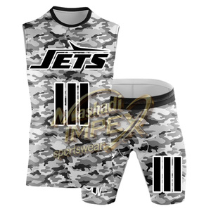 Conjunto de Sudadera con Capucha y Pantalones Cortos FQ Custom Ice Creamm Drip Outdoors, Camisetas de Entrenamiento de Manga Corta, Uniformes de Fútbol Americano para Niños - Product Image 3