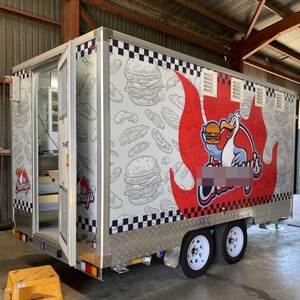 Mobile Ice Cream <b>Cart</b> Fast Coffee Truck BBQ Catering bar Food Trailers Fully Equipped Kitchen for Sale USA - Product Image 2