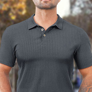 Camiseta Polo de Manga Corta para Hombre, Último Modelo, Alta Calidad, 100% Algodón, 200 GSM, OEM, Gritstones, Negro, Anthramel, Blanco, Gris, Colorblock - Product Image 2