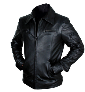 Men's <b>Retro</b> Winter <b>Leather</b> <b>Jacket</b> with Shearling Collar and Soft Inner Lining Breathable Plus Size Men's <b>Jackets</b> - Product Image 2