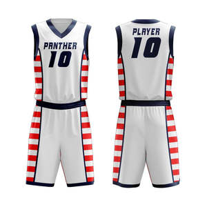 ชุดบาสเก็ตบอลฤดูร้อนดีไซน์ล่าสุดขายส่ง เสื้อบาสเก็ตบอลแบบกลับด้านได้สำหรับผู้ใหญ่ ระบายอากาศได้ดี ชุดยูนิฟอร์มประสิทธิภาพสูง - Product Image 4