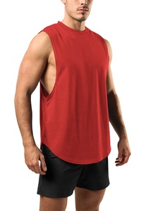 OEM Breathable 150gsm Cutout <b>Tank</b> <b>Top</b> <b>Men</b> Summer Athletic Cotton Man <b>Tank</b> <b>Top</b> 2026 - Product Image 3