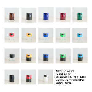 Recipiente Hermético de Grado Alimenticio PS de 0.12L con Cierre de un Toque, Resistente a Fugas, para Granos de Café, 40g 1.4oz, a Prueba de Humedad y Olores - Product Image 2