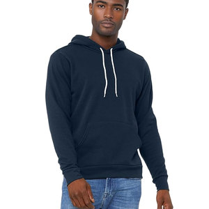 Sweat à capuche décontracté unisexe Bella Canvas 3719 en molleton 100 % coton respirant, couleur bordeaux, pour hommes - Product Image 3
