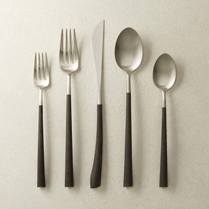Juego de Cubiertos de Acero Inoxidable 2026, Cuchara para Postre, Tenedor, Cuchillo, Cubertería, Juego de Cubiertos de 5 Piezas - Product Image 1
