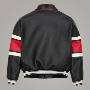 เสื้อแจ็คเก็ตหนัง Avirex The Legend Black Letterman - Product Image 2