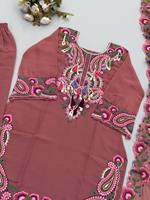 Nouveau costume Farshi Salwar pour femmes TENNECY, design traditionnel pour mariage, Diwali, soirée, en georgette, sans plis, séchage rapide