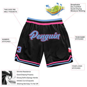 <b>Customized</b> Sports Team Shorts 100% Polyester Mesh Sublimated Club Name Training Basketball Athletic Shorts for Teamwear - Product Image 5