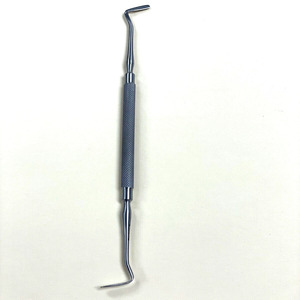 Instrumento Quirúrgico Angulado de Doble Extremo Izquierdo y Derecho Jamso Industries Bruett Dura Elevator de 7.5 Pulgadas, 3mm y 11mm, con Punta Cega - Product Image 2