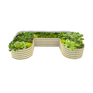 Bac à légumes rectangulaire haut de gamme avec design personnalisé pour l'aménagement de jardins extérieurs et les idées de décoration de maison - Product Image 2