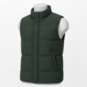 Glossy Bubble Vest Mens Winter Sleeveless Puffer <b>Jacket</b> <b>Waterproof</b> Breathable Lightweight Custom Logo OEM Puffer Vests OEM - Product Image 5