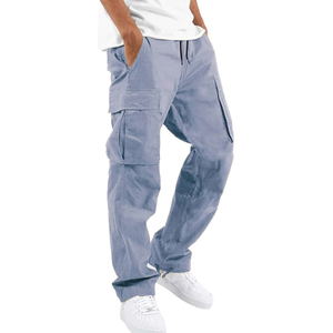 Pantalones Cargo Tácticos Elásticos de Corte Ajustado para Hombre, Estilo Casual Urbano, Pantalones de Trabajo de Algodón, Pantalones Deportivos Ligeros para Exteriores - Product Image 5