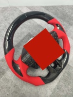 Volant en fibre de carbone véritable compatible avec Toyota Corolla Rav4 Camry 2024, volant LED pour Toyota Camry 2025