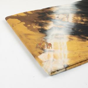 Tissu imprimé en coton pur de haute qualité, luxueux, tie-dye, 100% coton, pour Kurti, robe, rideaux et travaux manuels - Product Image 6