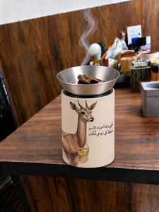 Modern Design Wooden <b>Bakhoor</b> <b>Burner</b> with Decorative Engraving for Elegant Home Fragrance and Interior Decor - Product Image 5
