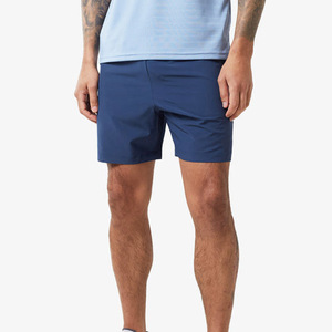 High Quality Men's Summer Solid Breathable Plus Size Two-Piece Polyester/Cotton Shorts <b>Set</b> with Twin Shirt and Shorts - Product Image 5