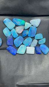 Venta al por Mayor de Gemas Naturales de Calidad Increíblemente Hermosas, Opalinas Azules Australianas Dobles, Gemas Sueltas para Joyería - Product Image 2