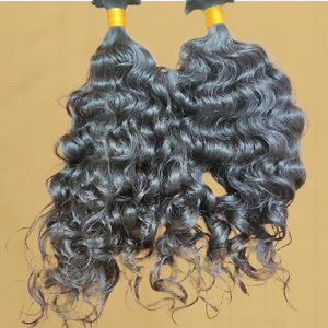 Extensiones de Cabello Humano Remy Virgen Indio de Alta Calidad, con Doble Trama a Máquina, Estilo Ondulado Natural, Sin Enredos, Sin Caída, Todos los Colores, OEM - Product Image 6