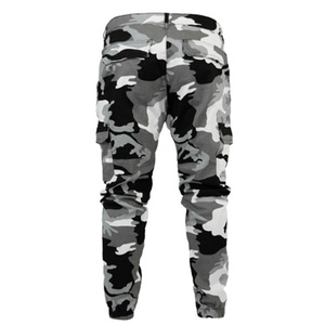 Pantalones Cargo Slim Fit para Hombre, Estampado de Camuflaje, Mezclilla de Algodón, Estilo Casual, para Otoño - Product Image 2