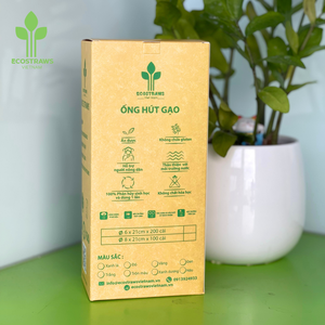 Pajitas de Arroz Ecológicas, Pajitas Sostenibles para Beber en Restaurantes, Cafeterías, Marcas de Bebidas y Suministros de Empaque Ecológico - Product Image 2
