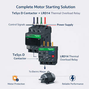 Relé de Sobrecarga Térmica Schneider LRD14 100% Original, 7-10A, Protección Confiable del Motor, Fácil Instalación, Clase 10A - Product Image 4
