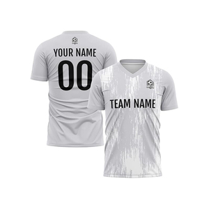 Conjunto de Camiseta y Pantalones Cortos de Fútbol Sublimados Personalizados en Amarillo, 100% Poliéster, Cuello en V, Absorben la Humedad, Transpirables, Uniforme Deportivo para Hombre - Product Image 4