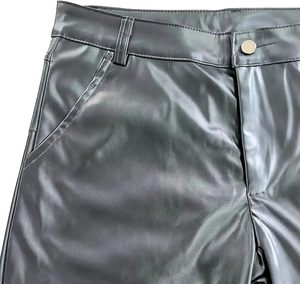 Pantalon en cuir pour homme de qualité supérieure, respirant, coupe droite, décontracté, léger, anti-plis, résistant à l'eau - Product Image 4