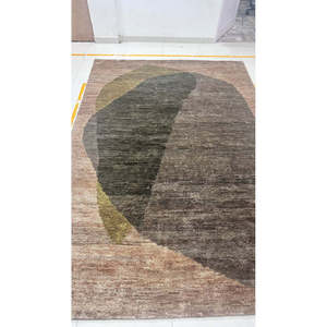 Alfombra de yute de fibra natural de pila alta anudada a mano y teñida a mano en alfombras y juegos de área Abrash para uso doméstico - Product Image 5