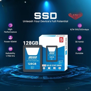For128GB <b>2.5</b> Inch SATA Internal <b>SSD</b>-Read 550MB & Write 500MB-Solid-State Desktop Metal New 1pc - Product Image 3
