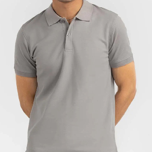 Camiseta de Diseño Elegante para Hombre - Patrón Sólido, Tela de Forro Polar, Transpirable y de Secado Rápido, Colores Personalizables - Product Image 5